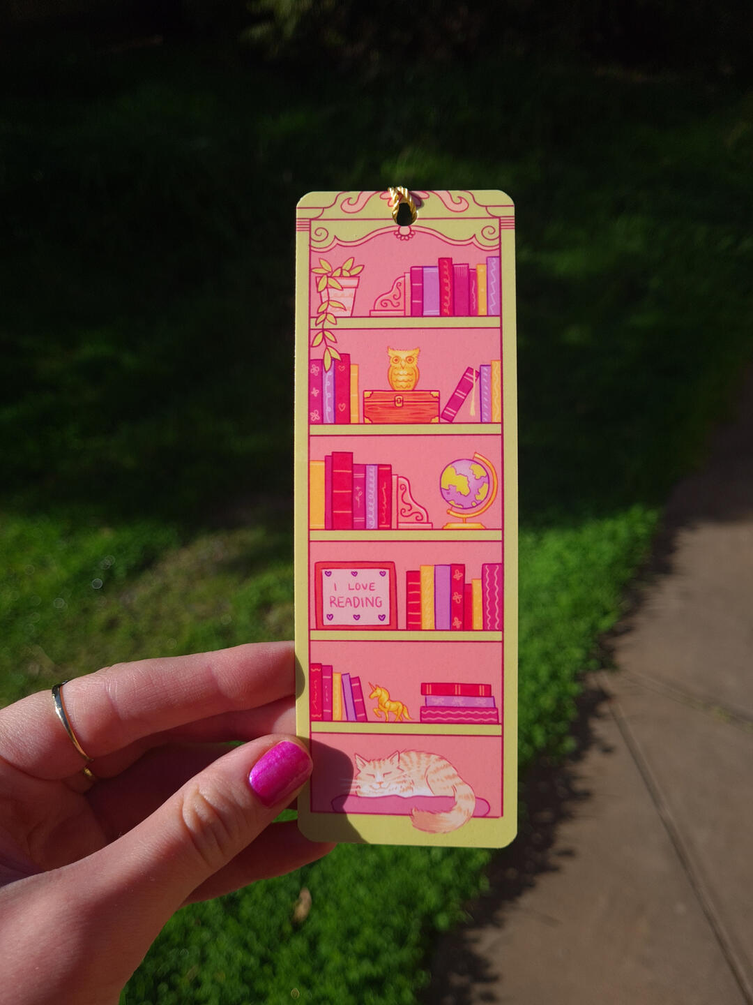 Pink Bookmark
