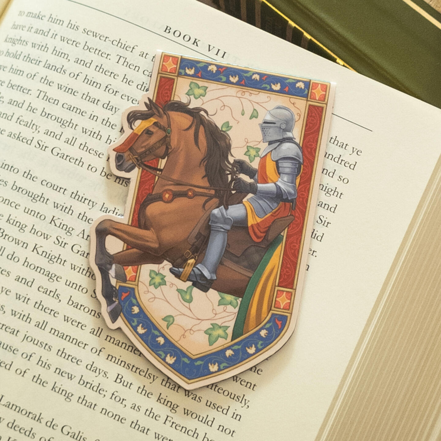 Medieval Knight Magnetic Bookmark