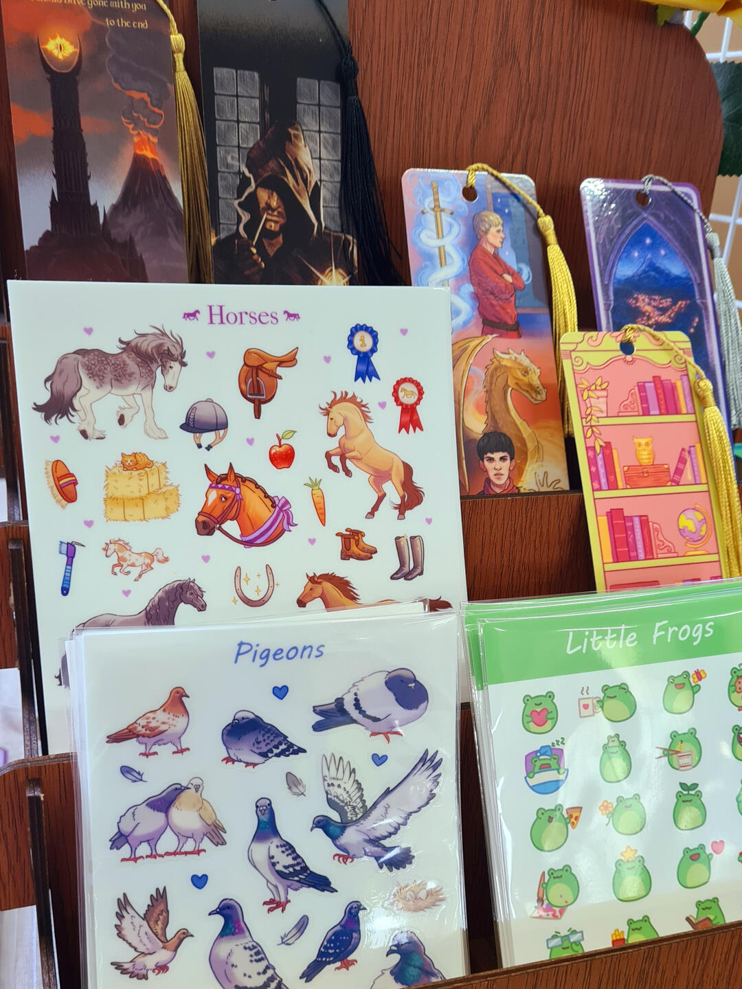 Sticker and Bookmark Market Display
